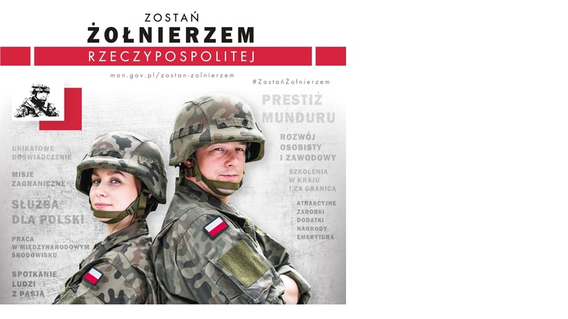 Plakat zostań żołnierzem więcej informacji w tekście